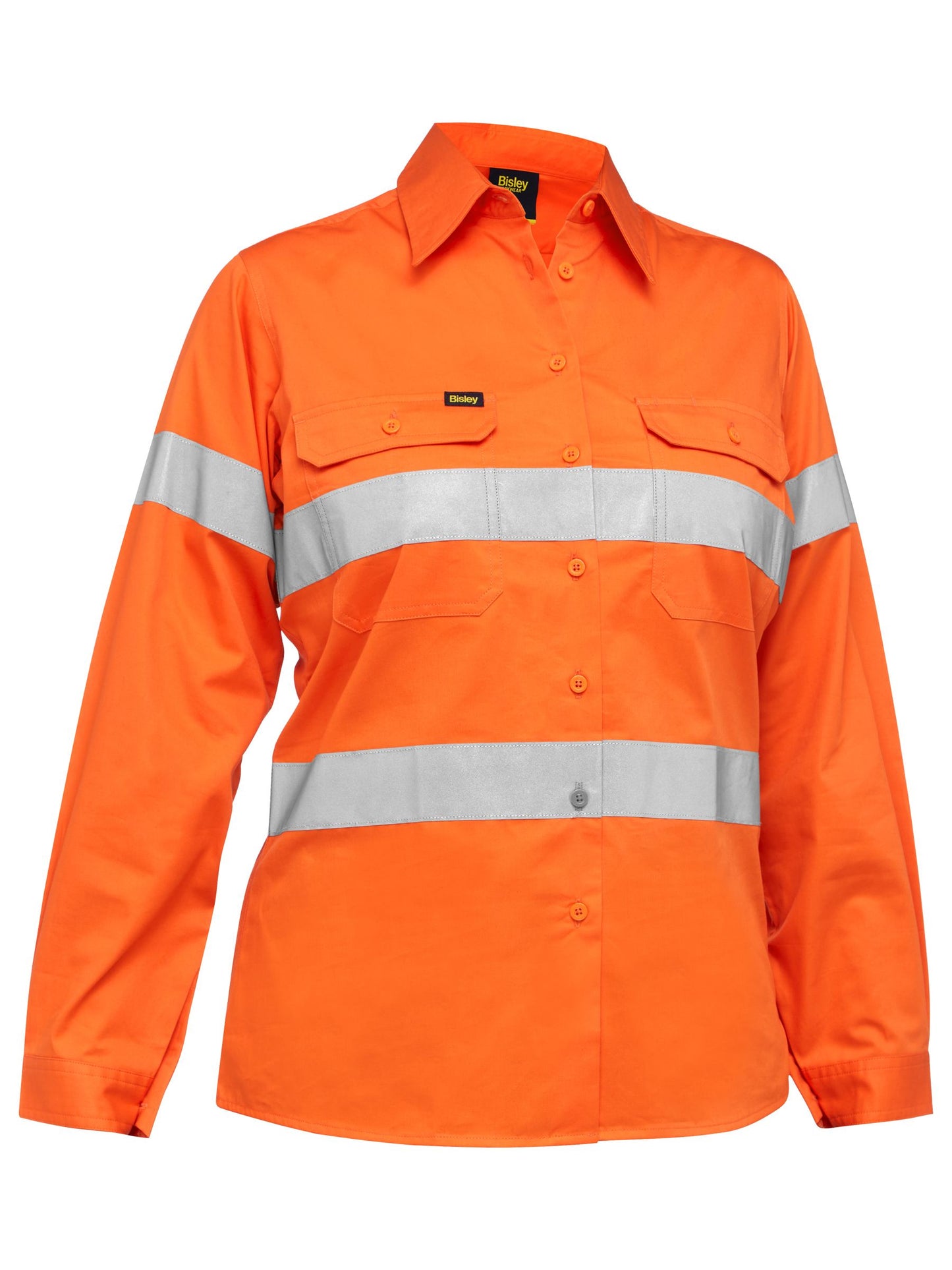BL6897 - Women's Taped Hi Vis Cool Lightweight Drill Shirt - UNBRANDED