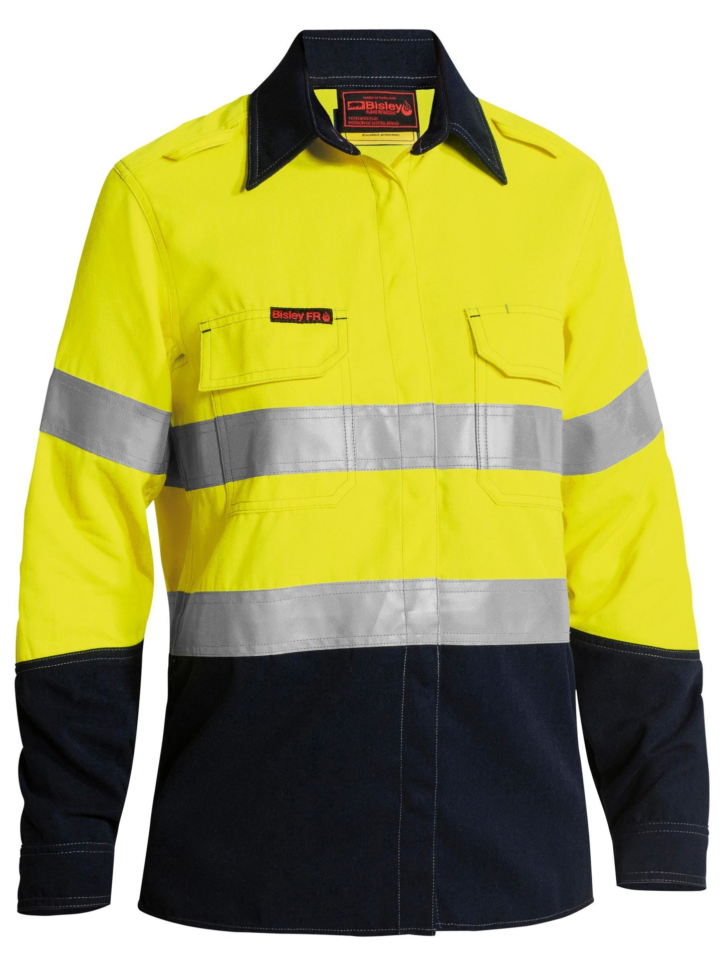 BL8082T - TenCate Tecasafe® Plus 700 Women's Taped Hi Vis FR Vented Shirt  - UNBRANDED