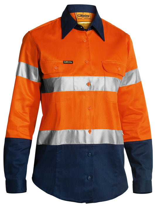 BLT6456 - Women's Taped Hi Vis Drill Shirt - UNBRANDED