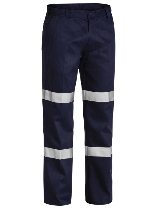 BP6003T - Taped Biomotion Cotton Drill Work Pants - UNBRANDED