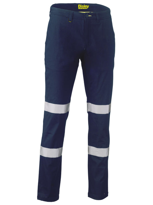 BP6008T - Taped Biomotion Stretch Cotton Drill Work Pants - UNBRANDED