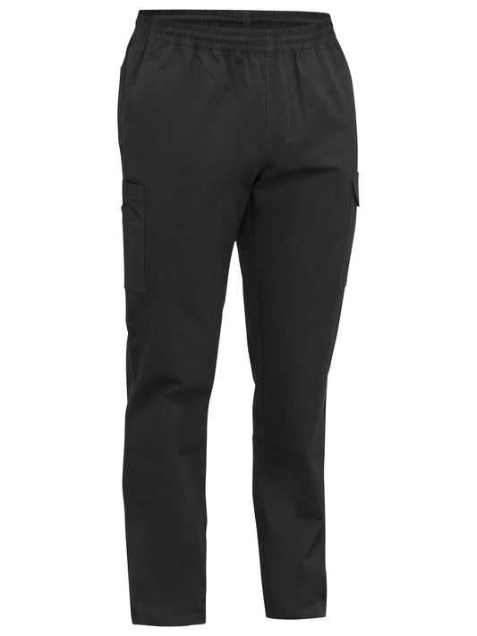 BPC6029 - Stretch Cotton Drill Elastic Waist Cargo Work Pant - UNBRANDED