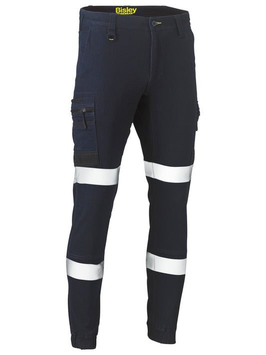 BPC6335T - Flx & Move™ Taped Stretch Denim Cargo Cuffed Pants - UNBRANDED