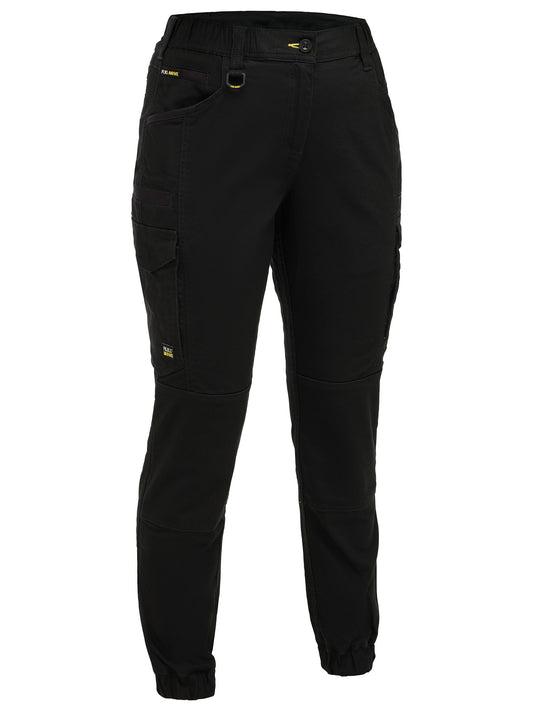 BPCL6237 - Womens Flx & Move™ Elastic Waist Cargo Cuffed Pants - UNBRANDED