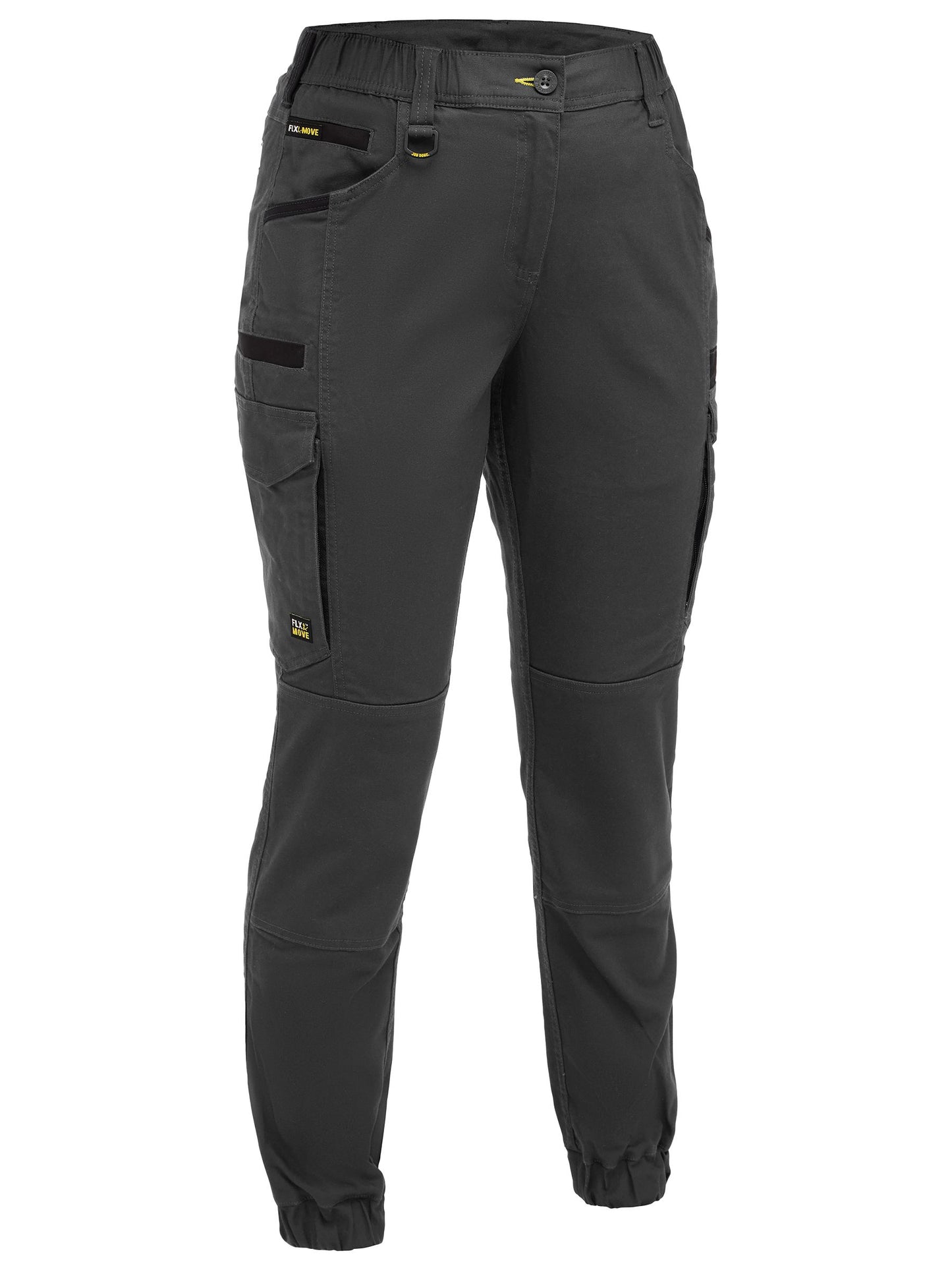 BPCL6237 - Womens Flx & Move™ Elastic Waist Cargo Cuffed Pants - UNBRANDED