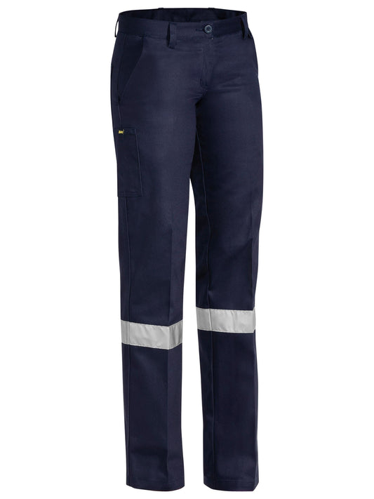 BPL6007T - Women's Taped Original Drill Work Pants - UNBRANDED