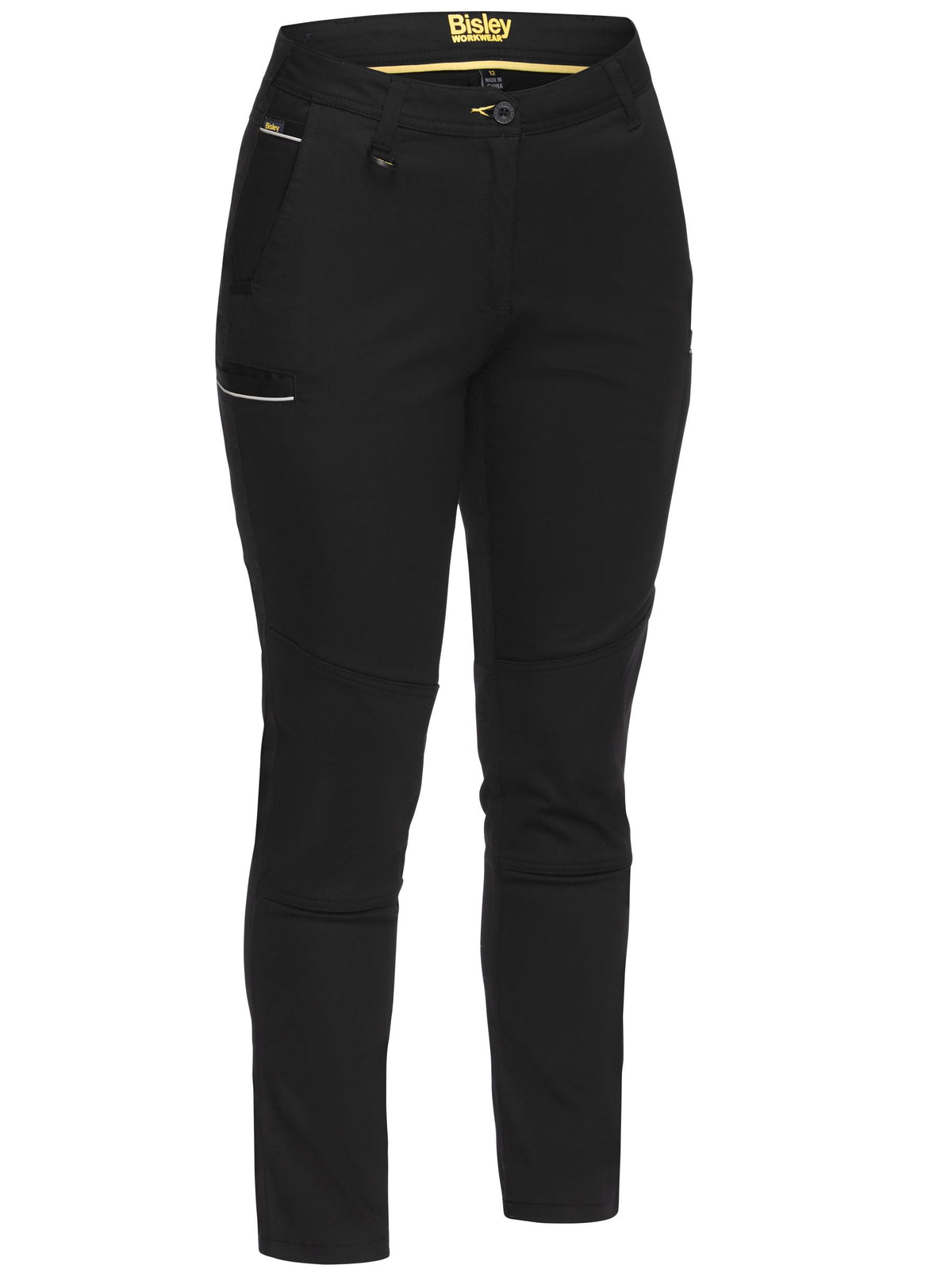 BPL6015 - Women's Mid Rise Stretch Cotton Pants - UNBRANDED