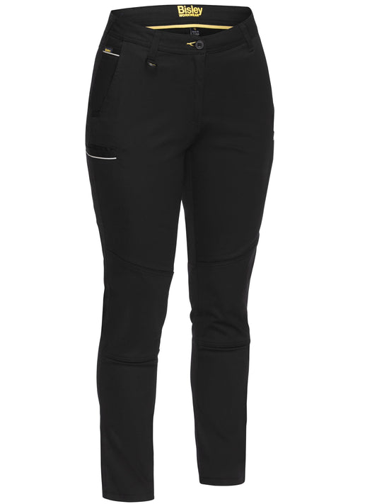 BPL6015 - Women's Mid Rise Stretch Cotton Pants - UNBRANDED
