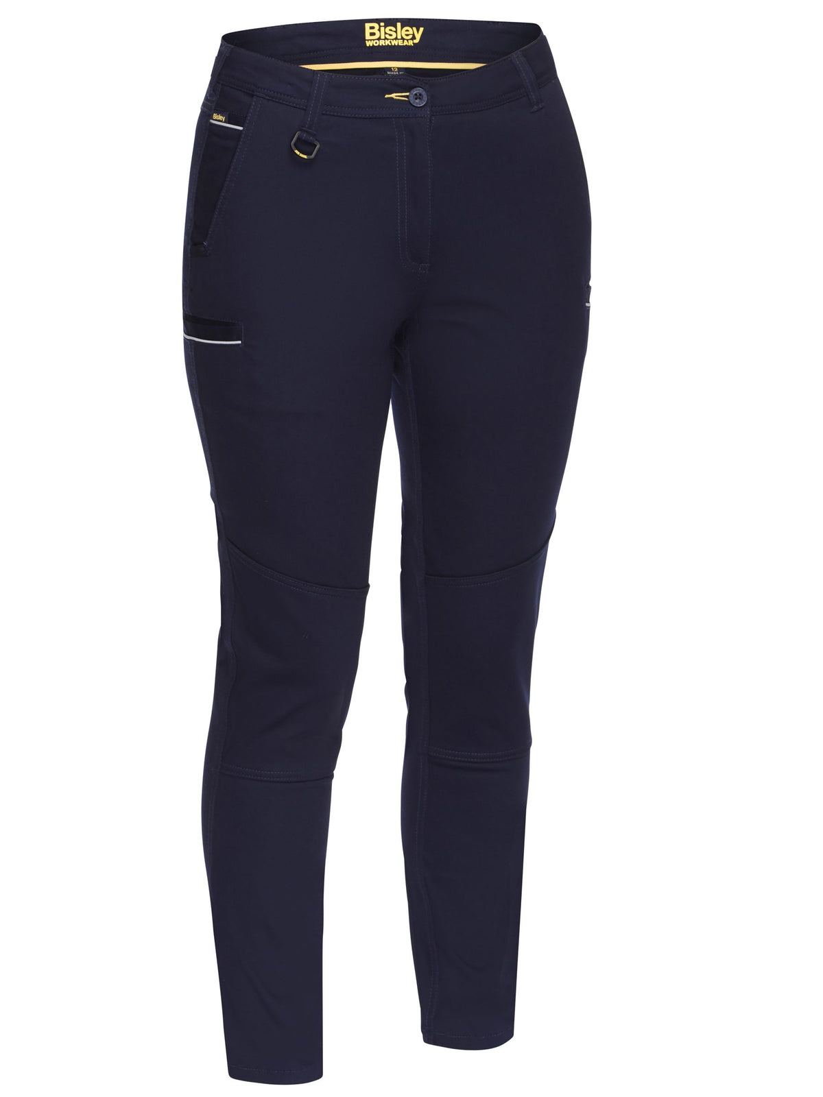 BPL6015 - Women's Mid Rise Stretch Cotton Pants - UNBRANDED