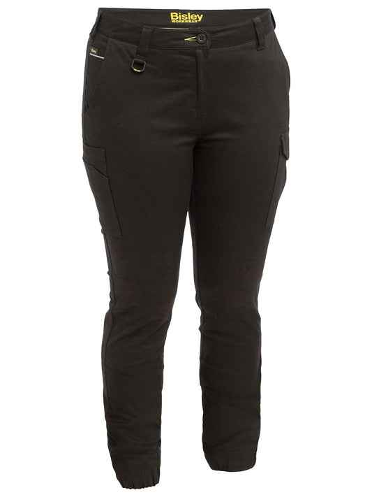 BPL6028 - Women's Cotton Cargo Cuffed Pants - UNBRANDED