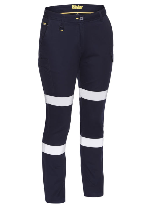 BPL6115T - Women's Taped Cotton Cargo Pants - UNBRANDED