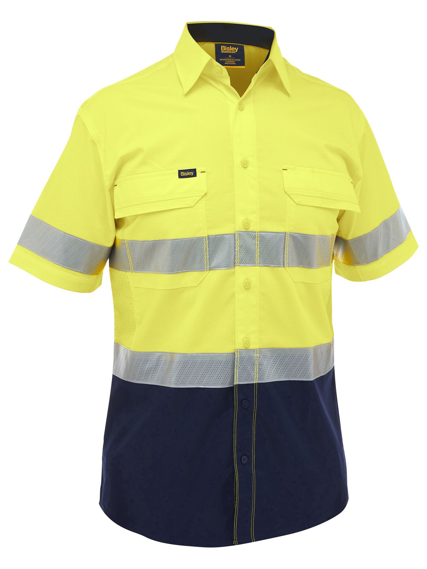 BS1491T - X Airflow™ Hi Vis Taped Stretch Ripstop Shirt - UNBRANDED