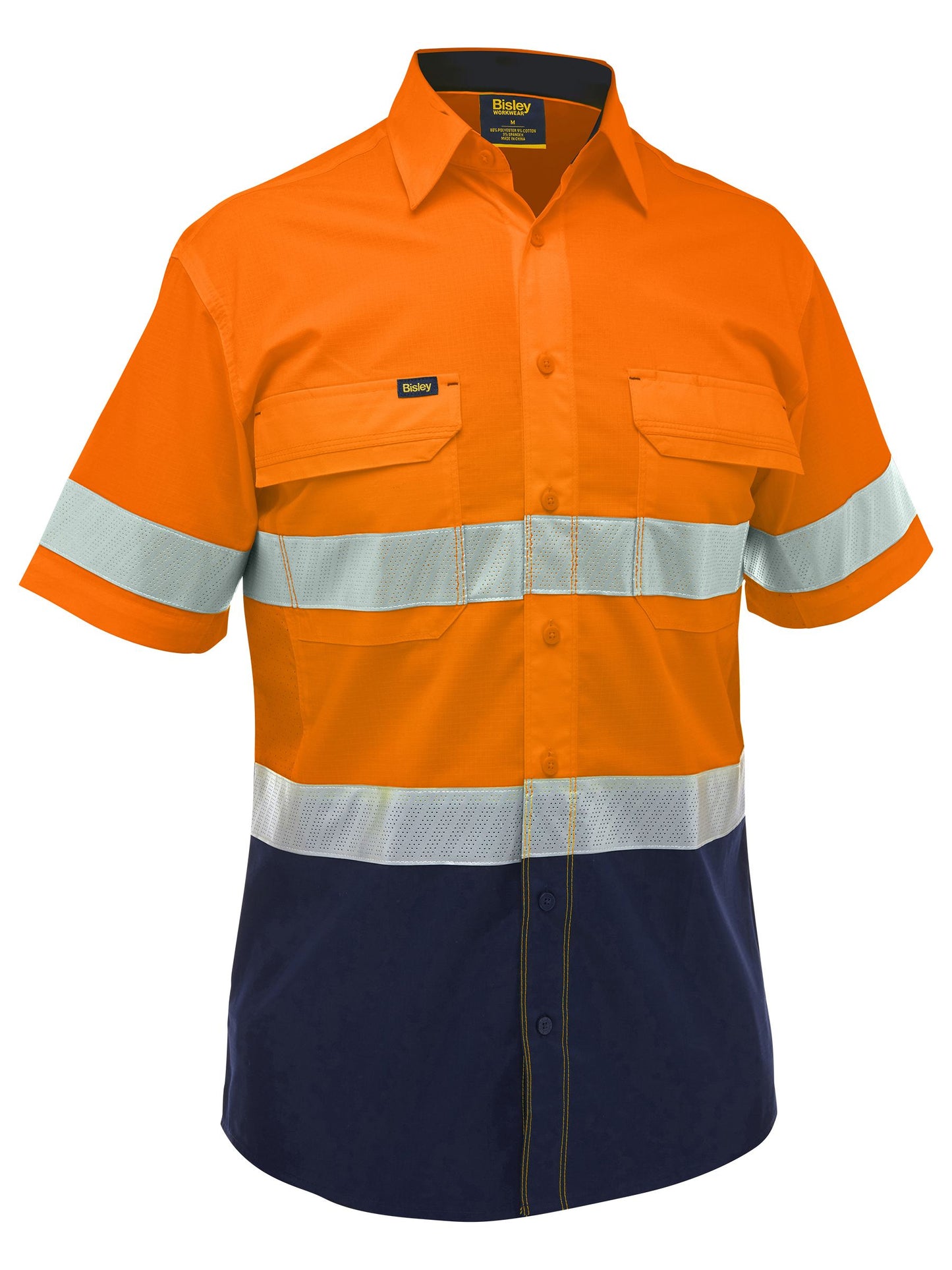 BS1491T - X Airflow™ Hi Vis Taped Stretch Ripstop Shirt - UNBRANDED