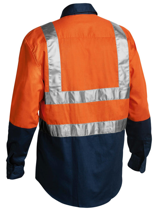 BS6267T - Taped Hi Vis Drill Shirt - UNBRANDED