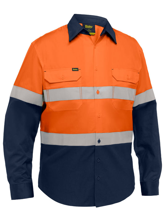 BS6390T - Industrial Taped Hi Vis Cool Lighweight Vented Shirt - UNBRANDED
