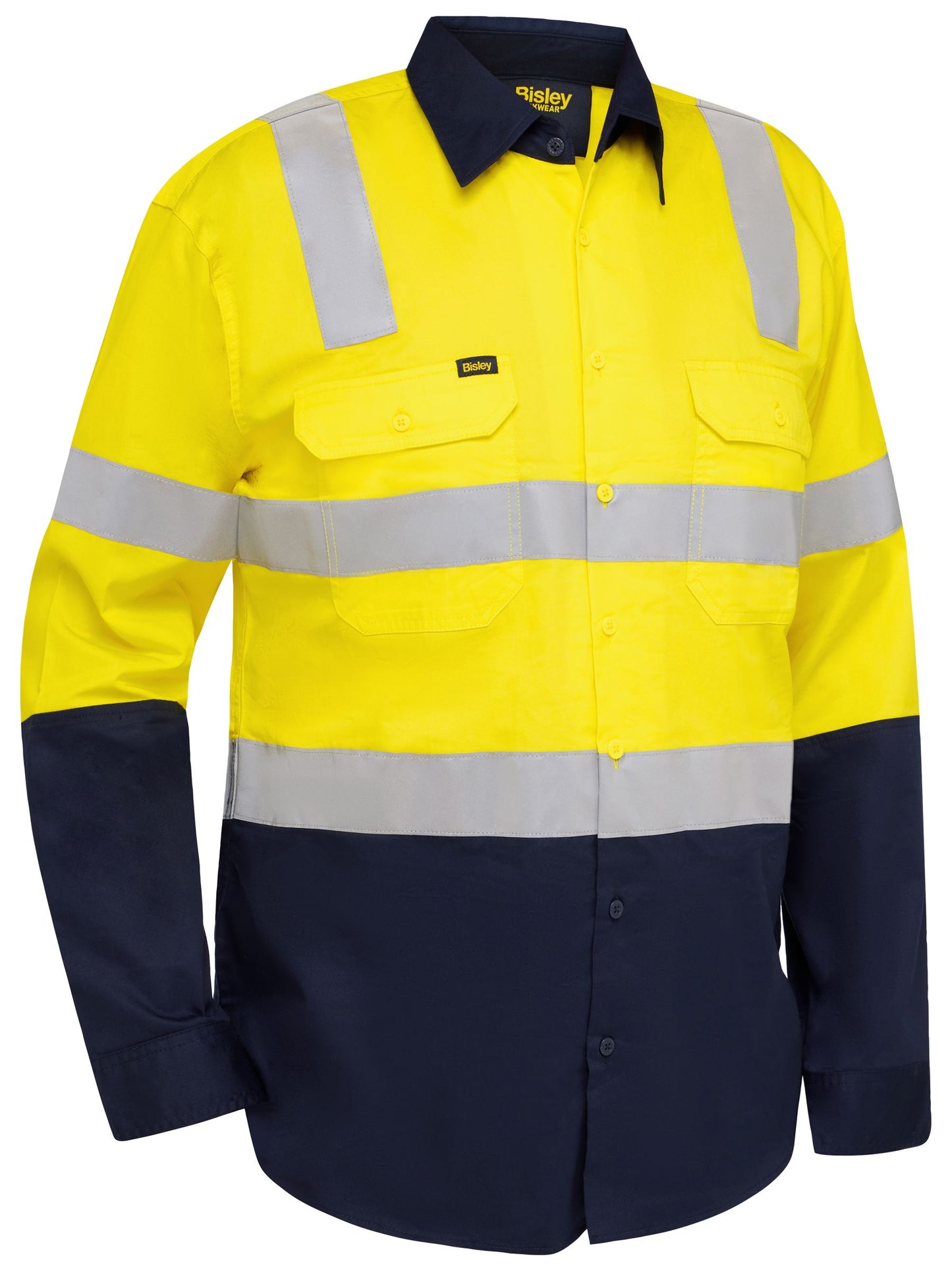BS6432T - Taped Hi Vis Cool Lightweight Shirt with Shoulder Tape - UNBRANDED