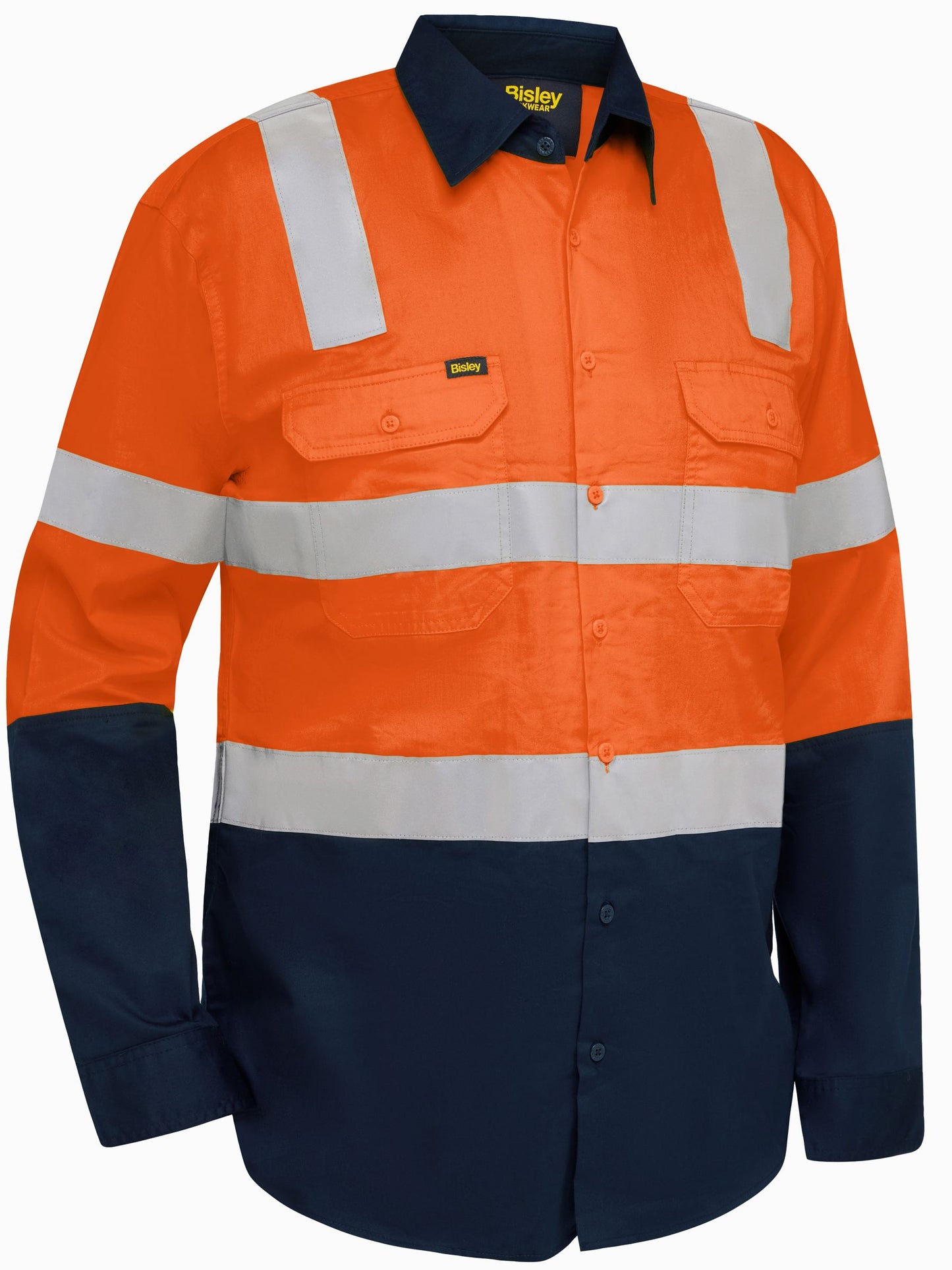 BS6432T - Taped Hi Vis Cool Lightweight Shirt with Shoulder Tape - UNBRANDED