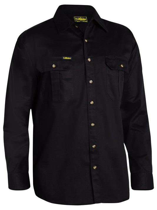 BS6433 - Original Cotton Drill Shirt - Long Sleeve - UNBRANDED