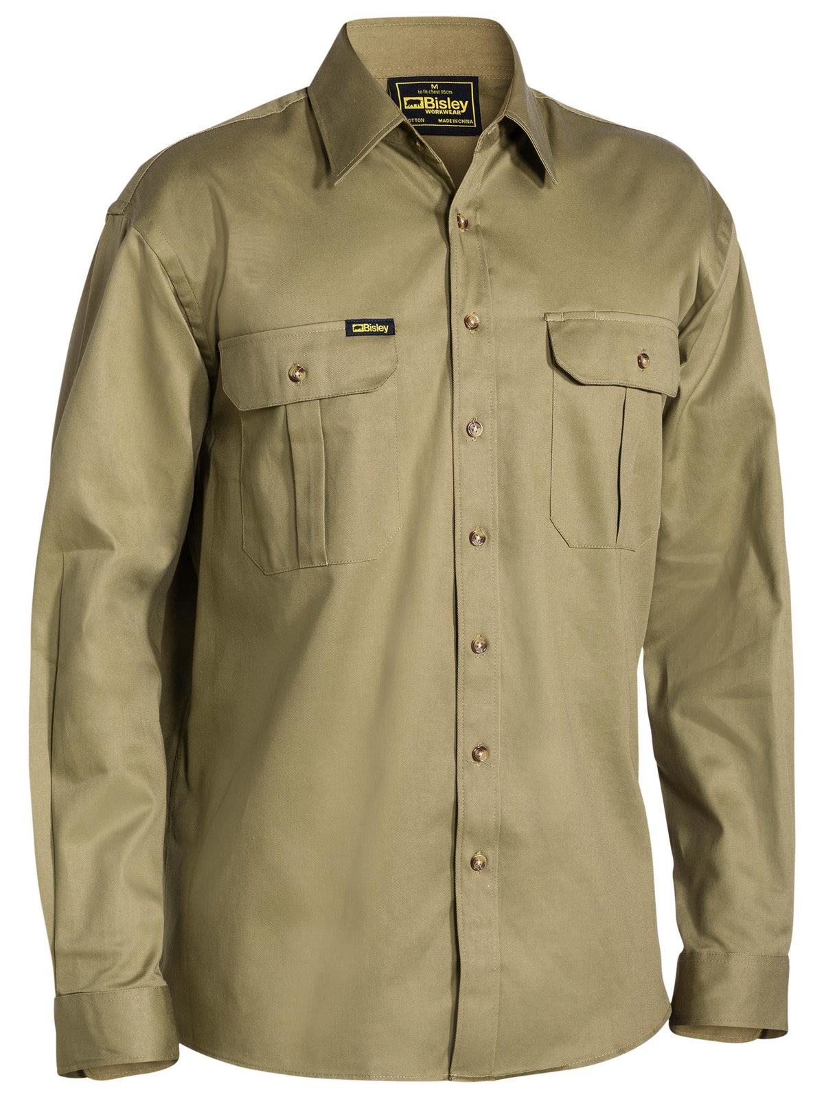 BS6433 - Original Cotton Drill Shirt - Long Sleeve - UNBRANDED