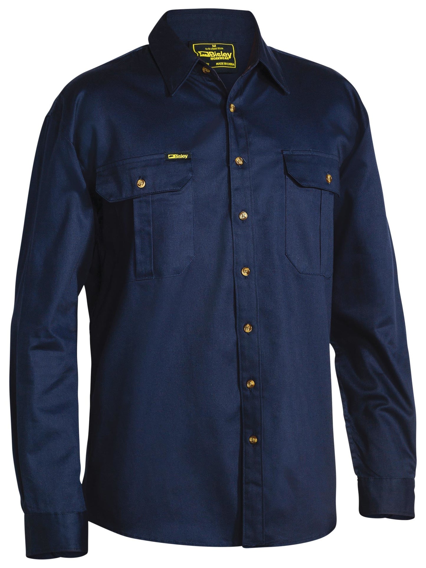 BS6433 - Original Cotton Drill Shirt - Long Sleeve - UNBRANDED