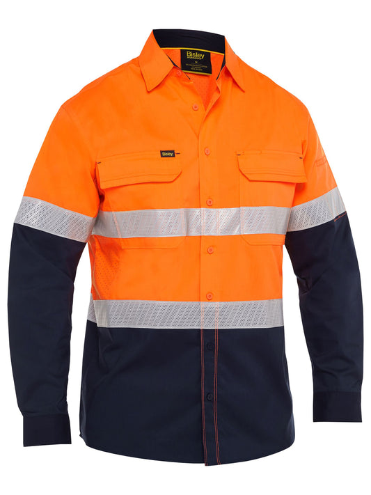 BS6491T - X Airflow™ Hi Vis Taped Stretch Ripstop Shirt - UNBRANDED
