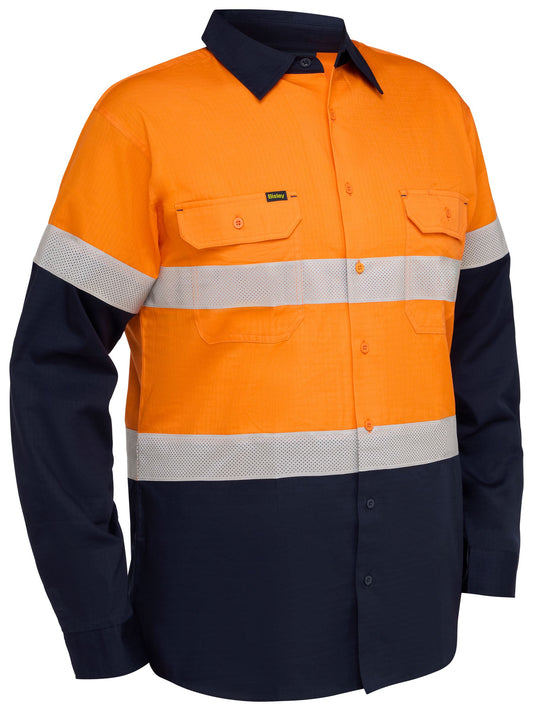 BS6495T - Taped Hi Vis Ripstop Vented Shirt - UNBRANDED