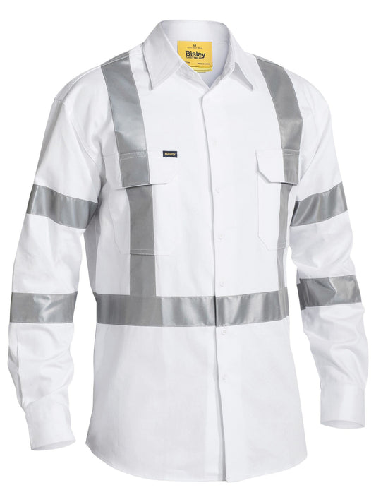 BS6807T - Taped Night Cotton Drill Shirt - UNBRANDED