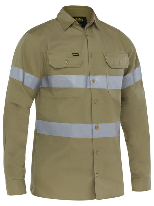 BS6883T - Taped Cool Lightweight Drill Shirt - UNBRANDED