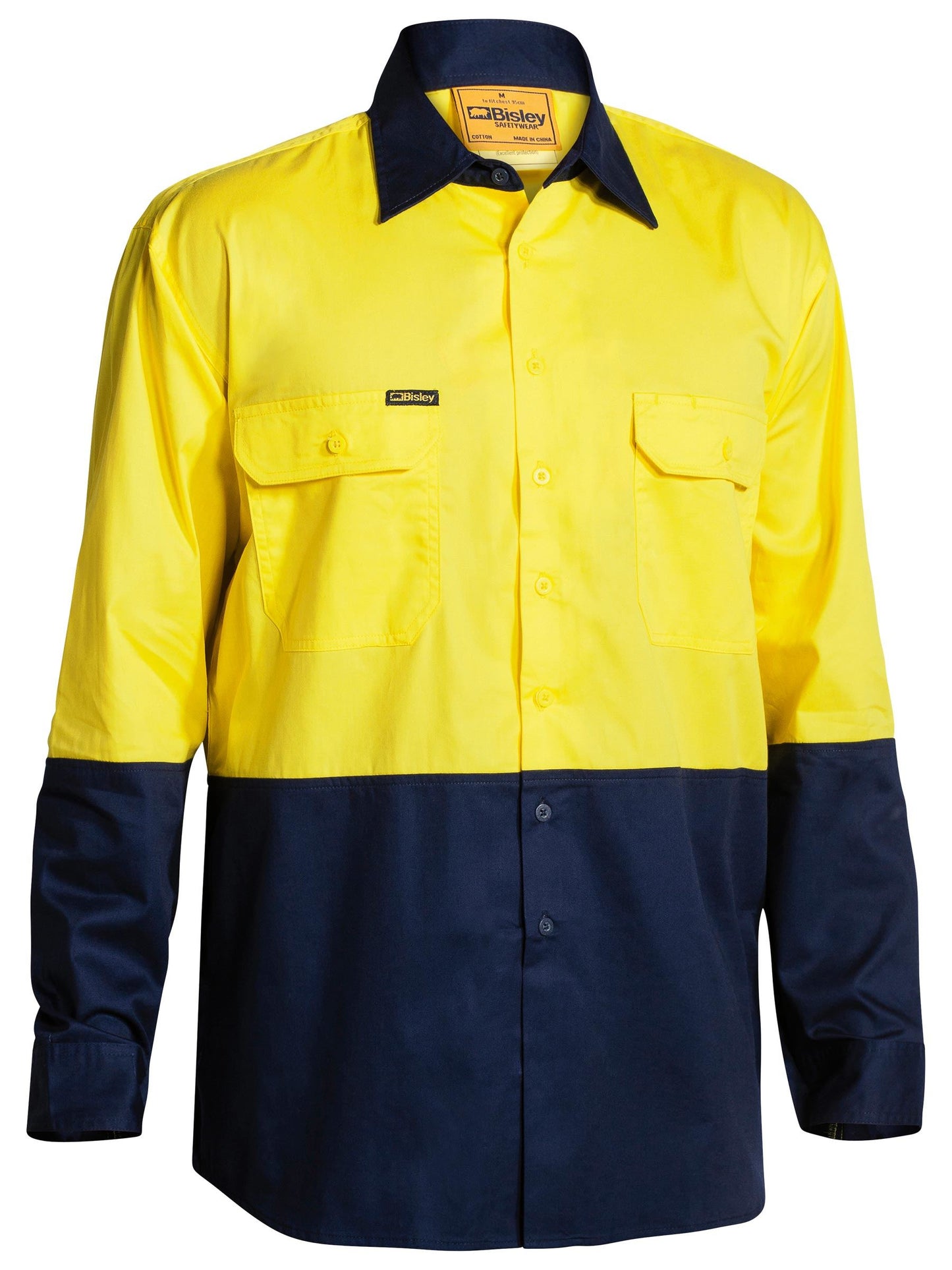 BS6895 - Hi Vis Cool Lightweight Drill Shirt - UNBRANDED