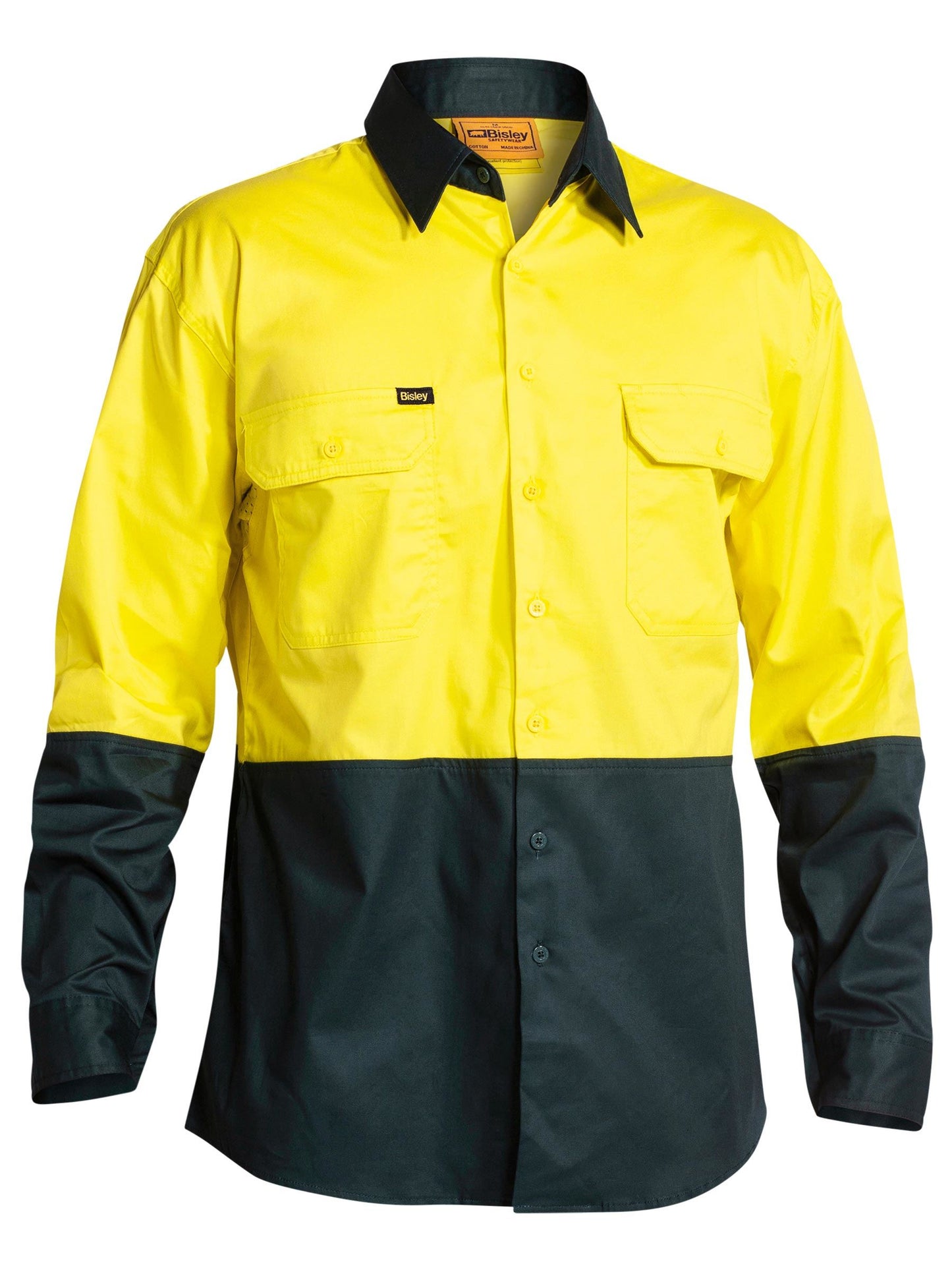 BS6895 - Hi Vis Cool Lightweight Drill Shirt - UNBRANDED
