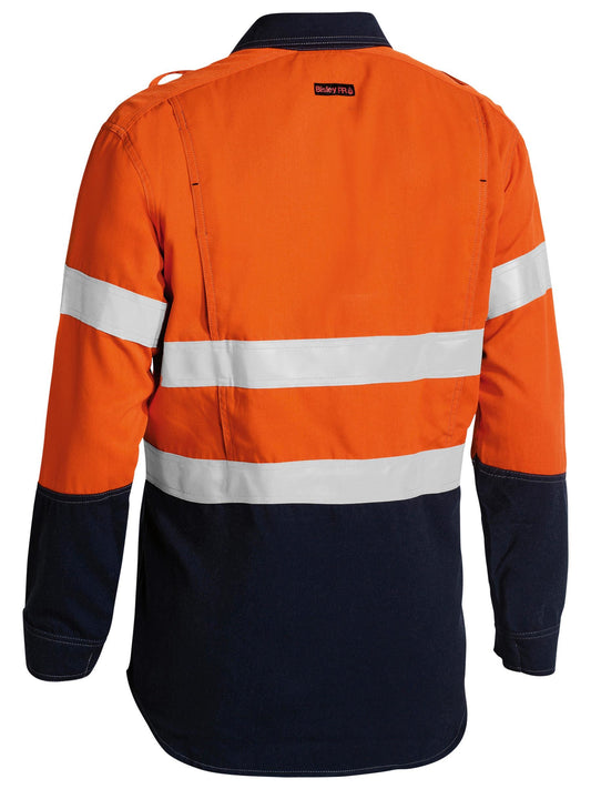 BS8082T - TenCate Tecasafe® Plus 700 Taped Hi Vis FR Vented Shirt - UNBRANDED