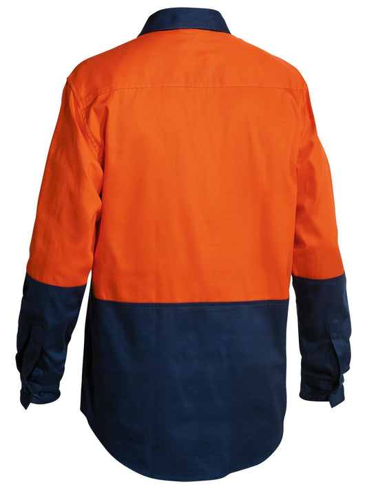 BSC6267 - Hi Vis Closed Front Drill Shirt - UNBRANDED