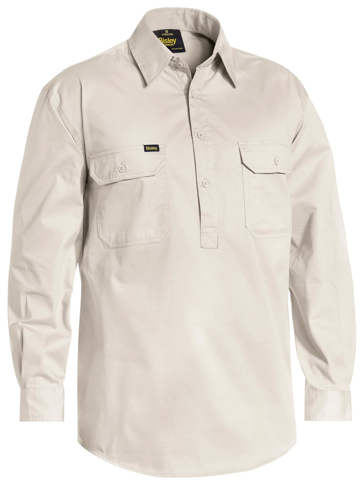 BSC6820 - Closed Front Cool Lightweight Drill Shirt - UNBRANDED