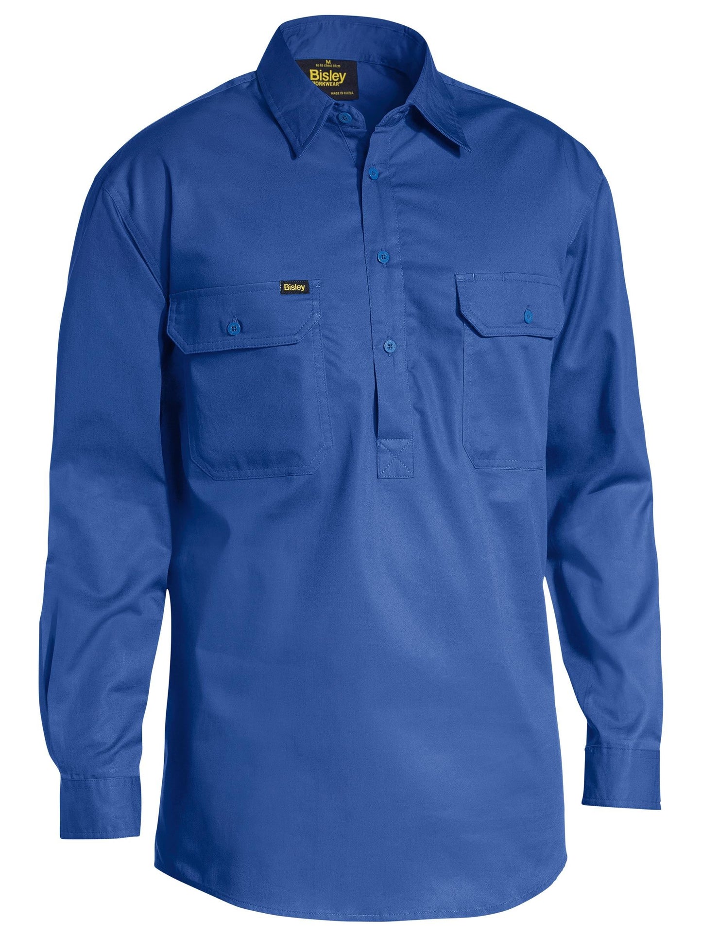 BSC6820 - Closed Front Cool Lightweight Drill Shirt - UNBRANDED
