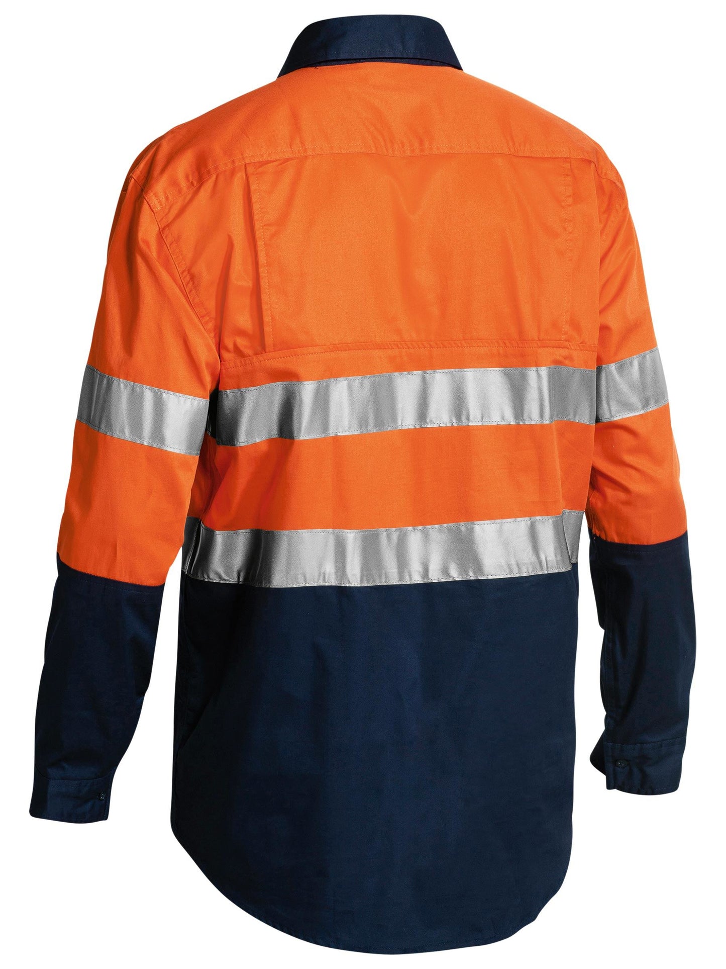 BSC6896 - Taped Hi Vis Closed Front Cool Lightweight Shirt - UNBRANDED