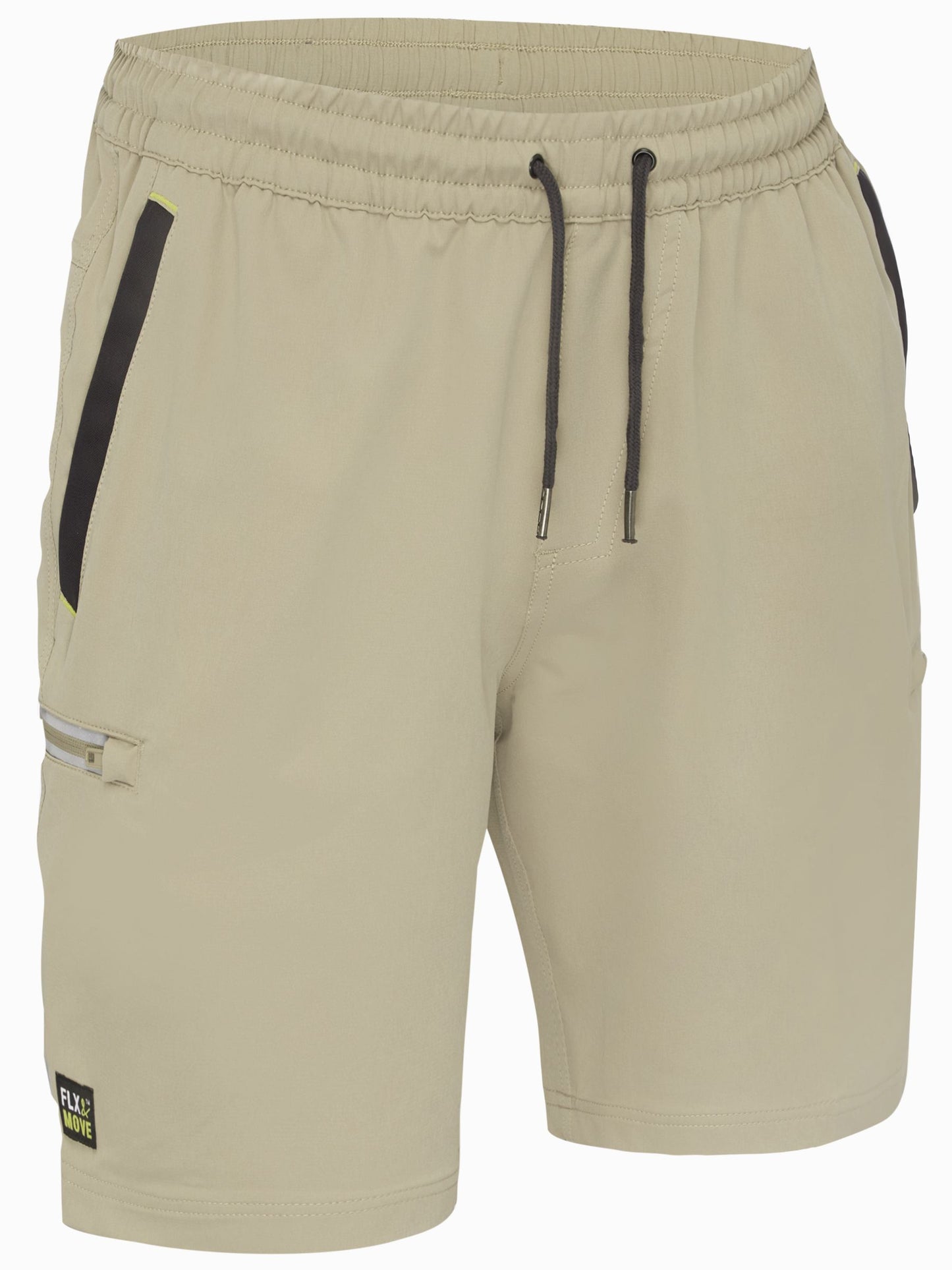 BSHC1333 - Flx & Move™ 4-Way Stretch Elastic Waist Cargo Short - UNBRANDED