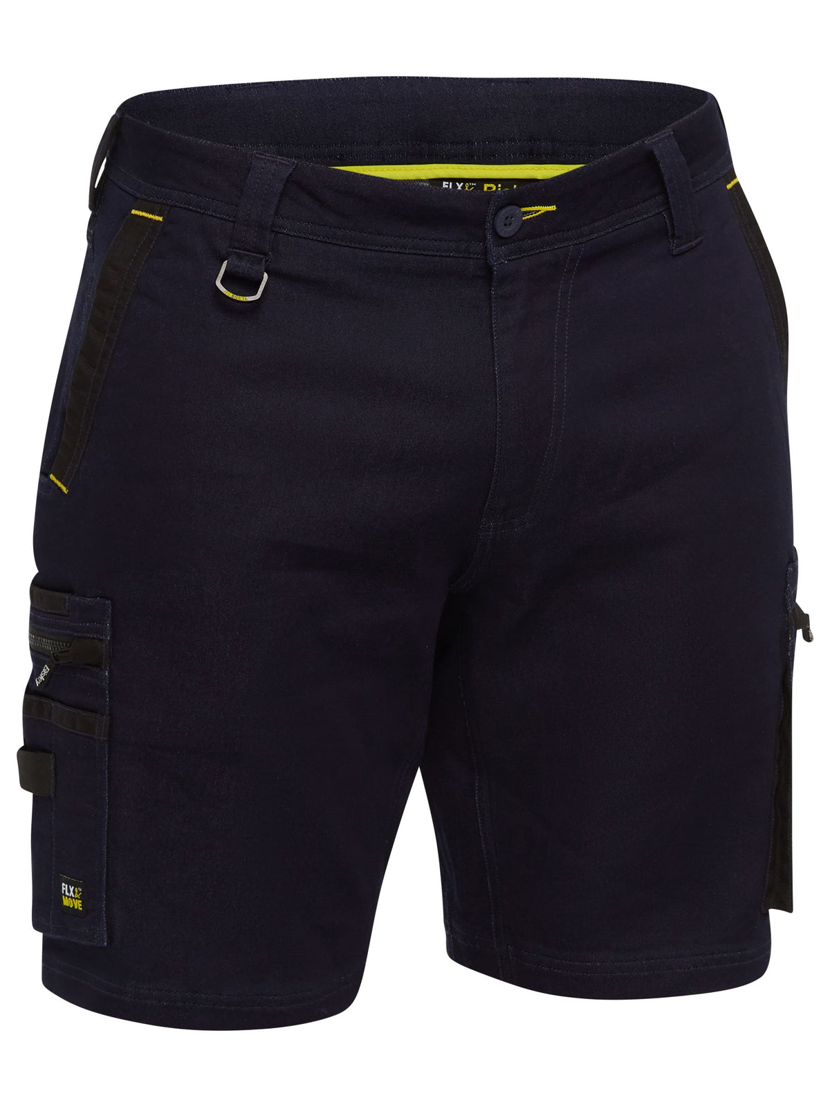 BSHC1335 - Flx and Move™ Stretch Denim Zip Cargo Shorts - UNBRANDED