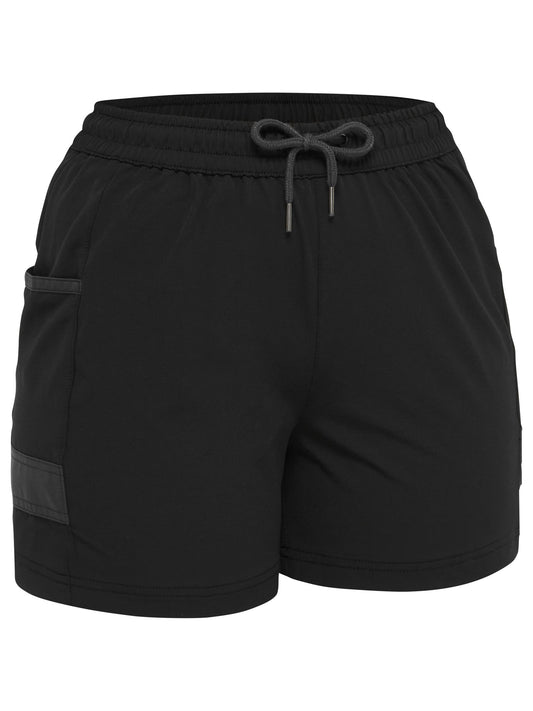 BSHL1331 - Women's Flx & Move™ 4-Way Stretch Elastic Waist Short - UNBRANDED