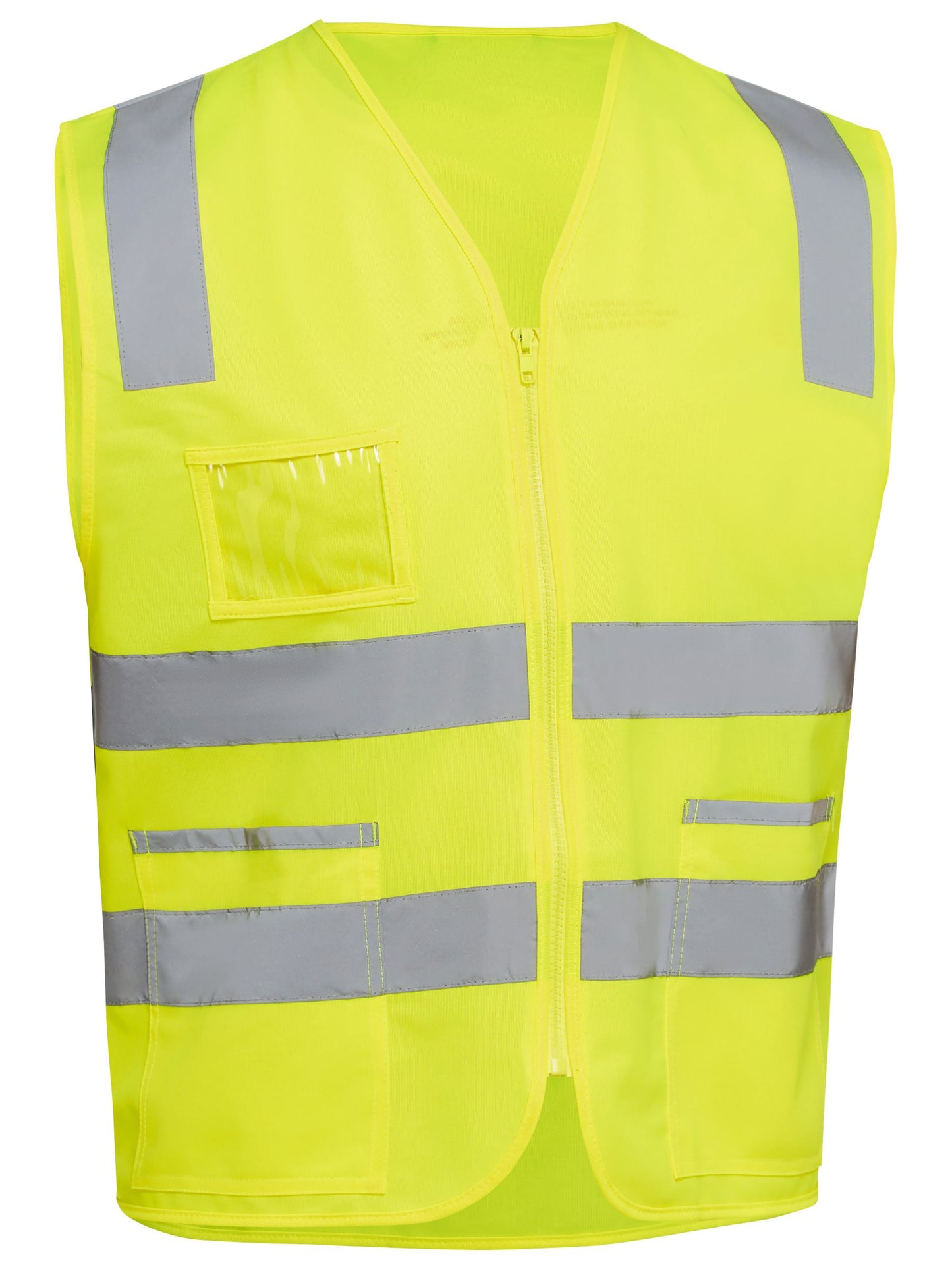 BV0341T - Taped Hi Vis Safety Zip Vest - UNBRANDED