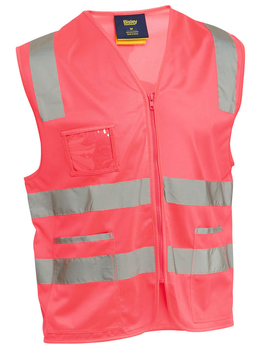 BV0341T - Taped Hi Vis Safety Zip Vest - UNBRANDED