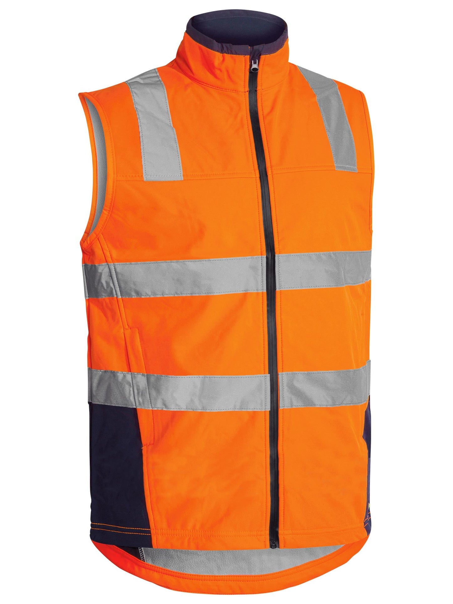 BV0348T - Taped Hi Vis Soft Shell Vest - UNBRANDED