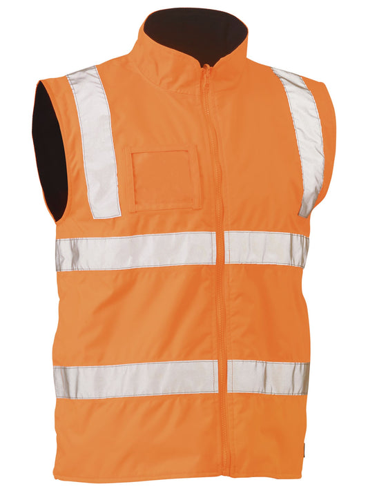 BV0364T - Taped Hi Vis Rail Wet Weather Vest - UNBRANDED