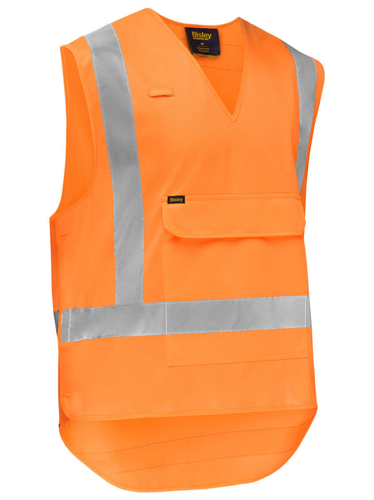 BV0440XT - X Taped Hi Vis Detachable Safety Vest - UNBRANDED