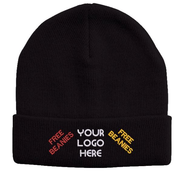 Free Branded Beanies with Every Order*