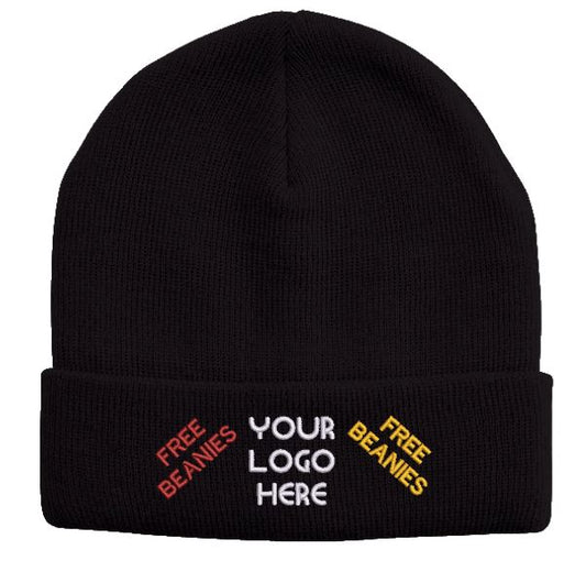 Free Branded Beanies with Every Order*