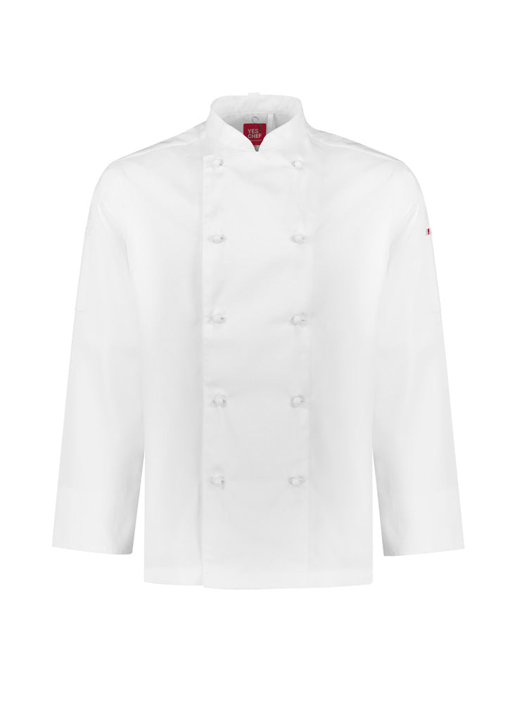 CH230ML - Mens Al Dente Long Sleeve Chef Jacket - UNBRANDED