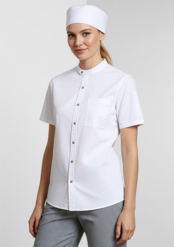 CH329MS - Mens Salsa Short Sleeve Chef Shirt - UNBRANDED