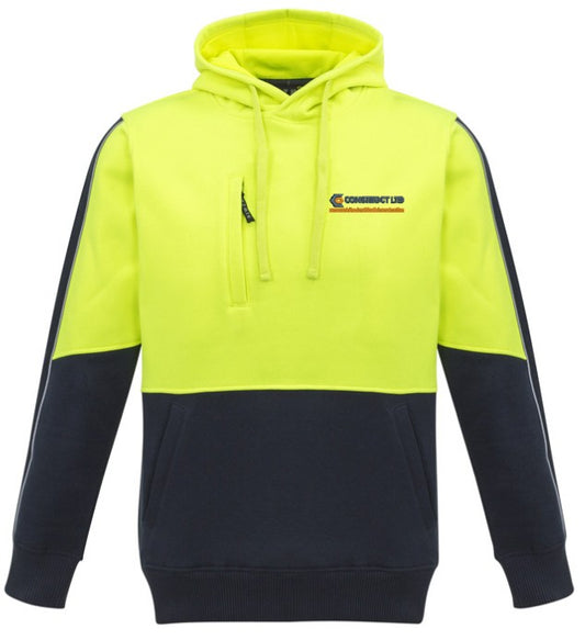 CONSTRUCT - Unisex Hi Vis Pullover Hoodie ZT484