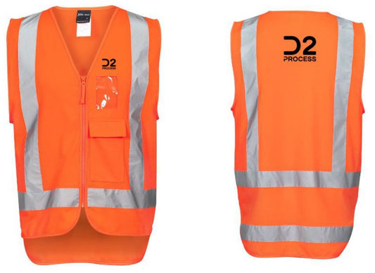 D2 PROCESS - Hi Vis D+N TTMC Vest 6DNDT