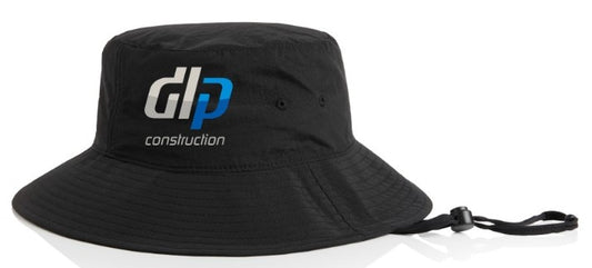 DLP CONSTRUCTION - Nylon Wide Brim Bucket Hat 1174